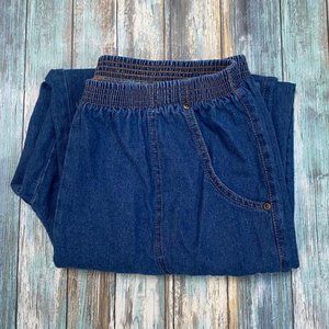 american heart jeans jegging women 16p blue